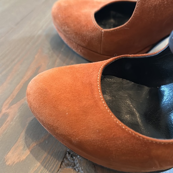 Suede platform heels. Size 38 - Picture 6 of 6